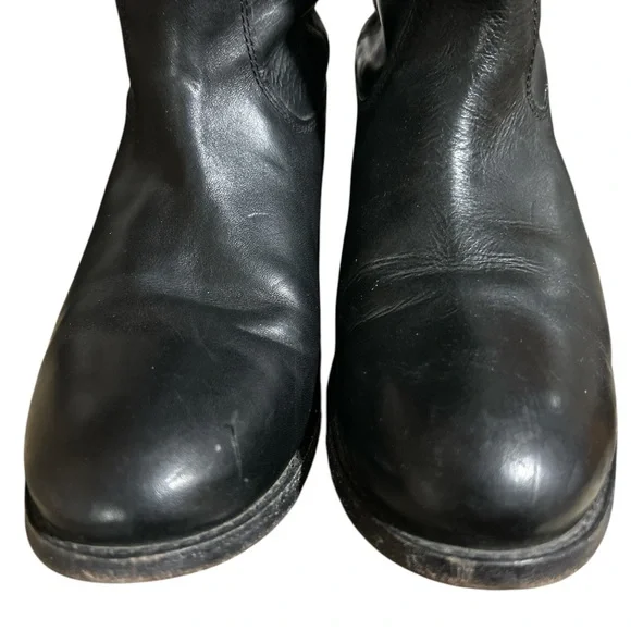 FRYE Melissa boots size 9, black, equestrian style - Picture 8 of 8